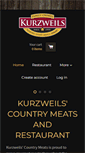 Mobile Screenshot of kurzweilscountrymeats.com